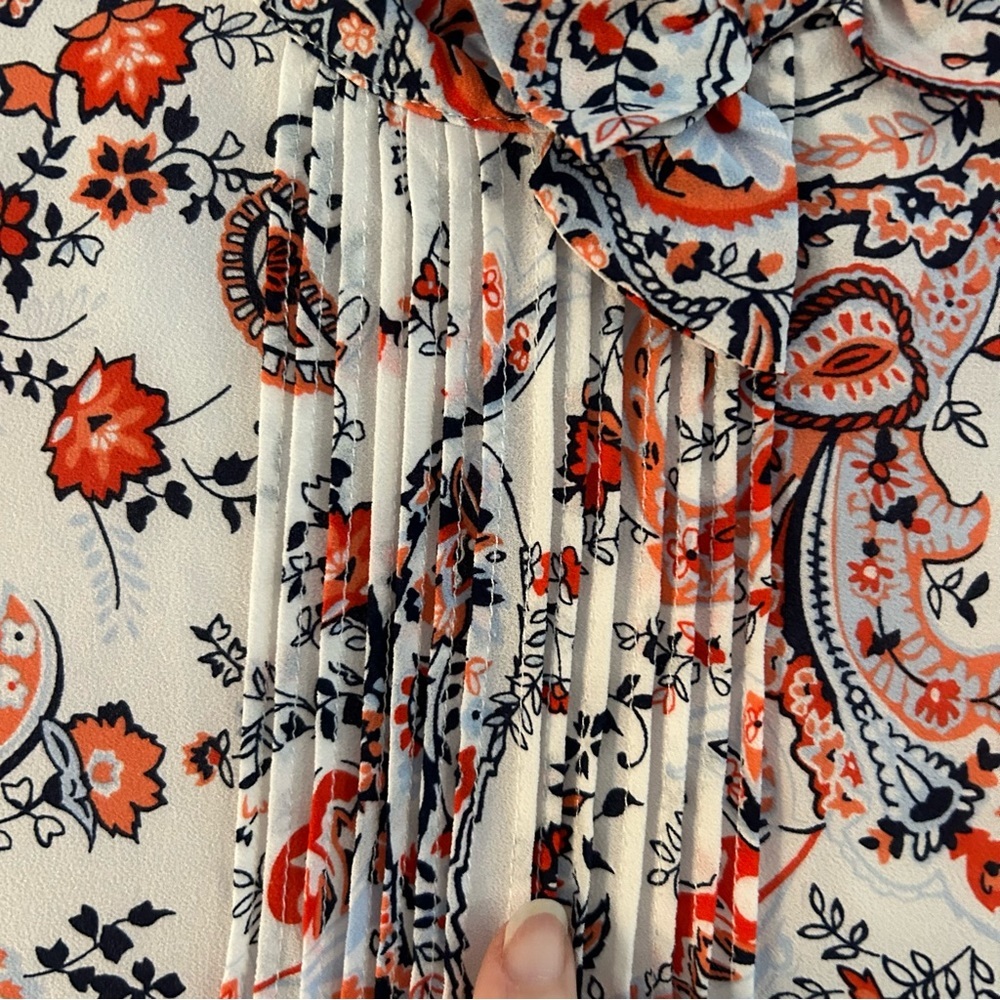 Janie & Jack The Maya Dress White Paisley. Size 5. - Picture 7 of 15